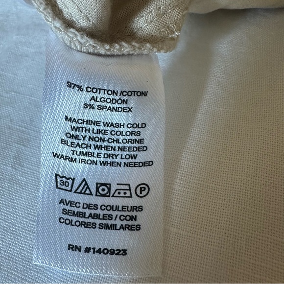 LOFT - NWT  Monroe 6” khaki chino short, 97% cotton 3% spandex - Picture 7 of 7